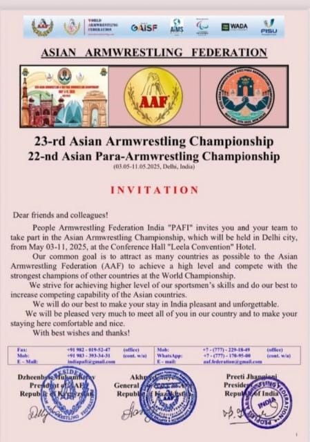 23rd Asian Armwrestling Championship
