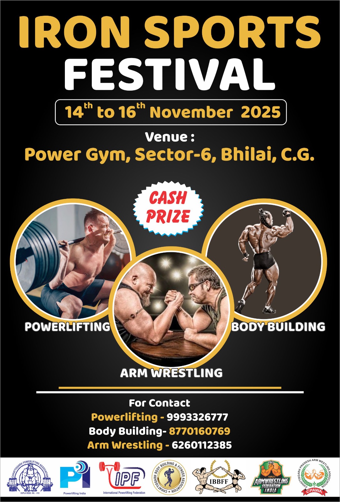 CHHATTISGARH OPER STATE ARM WRESTLING & PARA ARM WRESTLING TOURNAMENT
